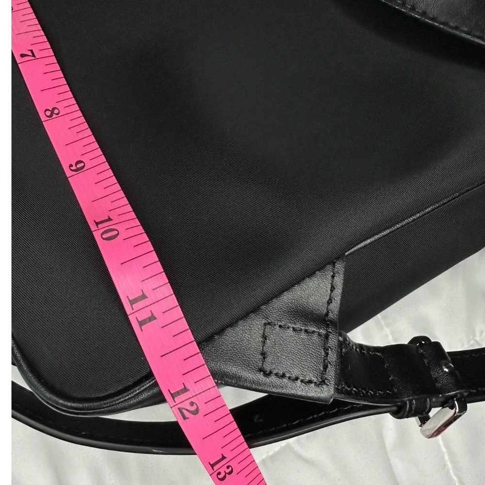 Michael Kors Brooklyn Large Backpack Black/Silver Hardware Chic School‎ MK